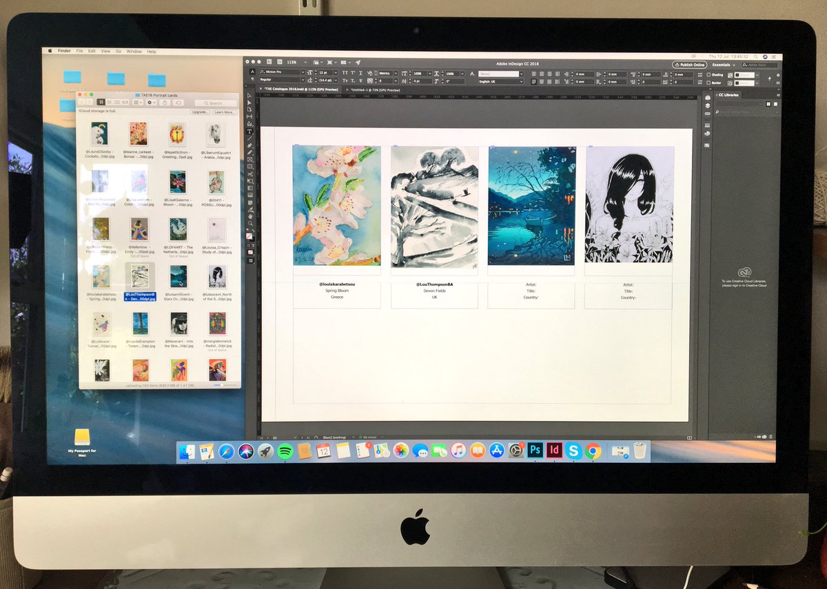 PAEartforacause's tweet photo. The #TAE18 catalogue is almost finished! We are working our socks off to get it ready to buy! Not much longer guys and it will be available on the TAE website! Thanks for you patience! 🙏🏼😁 https://t.co/ktL9CzrwZ3