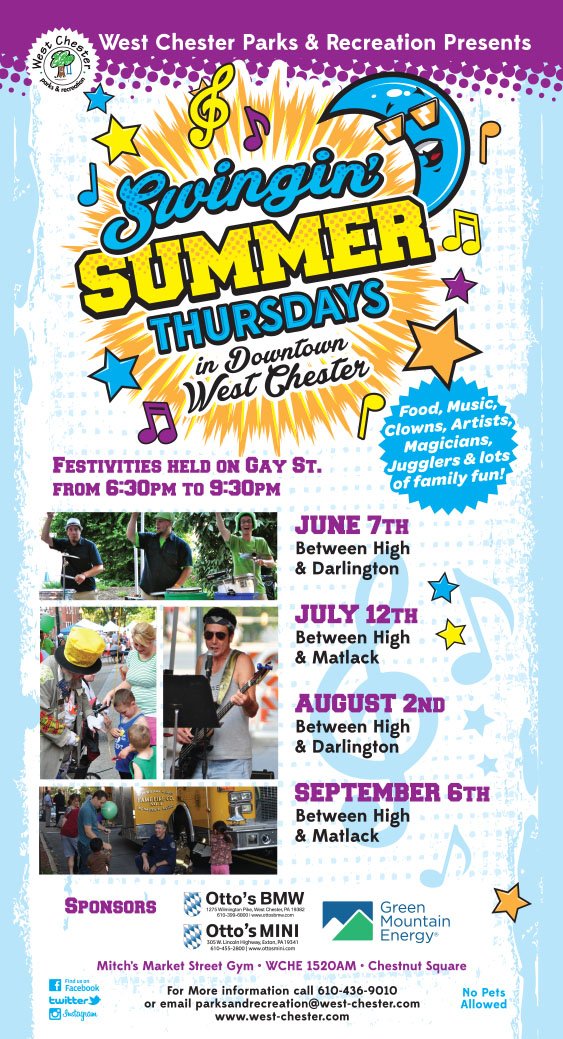 Our July Swingin’ Summer Thursday kicks off at 6:30PM.  We hope to see everyone there!