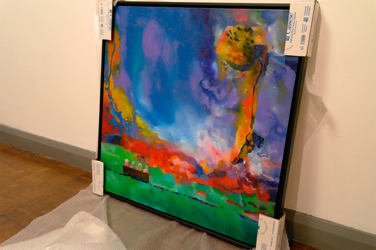 Skipton Town Hall (@skiptontownhall) on Twitter photo Sneak peek of the first painting to arrive for our next exhibition 'Memento', by artist <a href="/whoispaulmiller/">Paul Miller</a> If you saw his last exhibition here, 'New Light'- you will know this one is not to be missed! Come along to the preview Friday 20th July between 5.30pm and 8.30pm #skipton Sneak peek of the first painting to arrive for our next exhibition 'Memento', by artist <a href="/whoispaulmiller/">Paul Miller</a> If you saw his last exhibition here, 'New Light'- you will know this one is not to be missed! Come along to the preview Friday 20th July between 5.30pm and 8.30pm #skipton