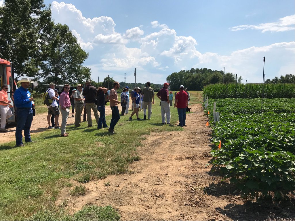 NRCSTexas's tweet photo. NRCS &amp; TAMU attend Southern Cover Crop Council planning meeting &amp; field day in Auburn Alabama. Thirteen southern states make up the council to help promote cover crops in agriculture #southerncovercrops https://t.co/K8iQG2tw5M