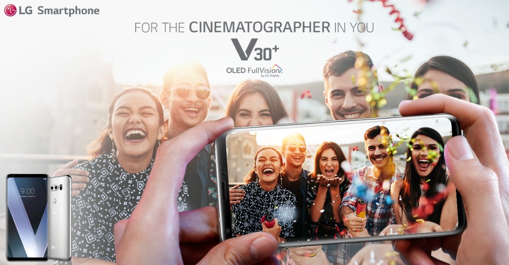 LGIndia's tweet photo. Awake your real passion and shoot flawlessly with #LG #V30Plus smartphone! The Cine Video Mode lets you capture like true professionals, giving you more vivid colours and dynamic range. Know More: https://t.co/rz3s8eGH6y https://t.co/CA49WFi3XK