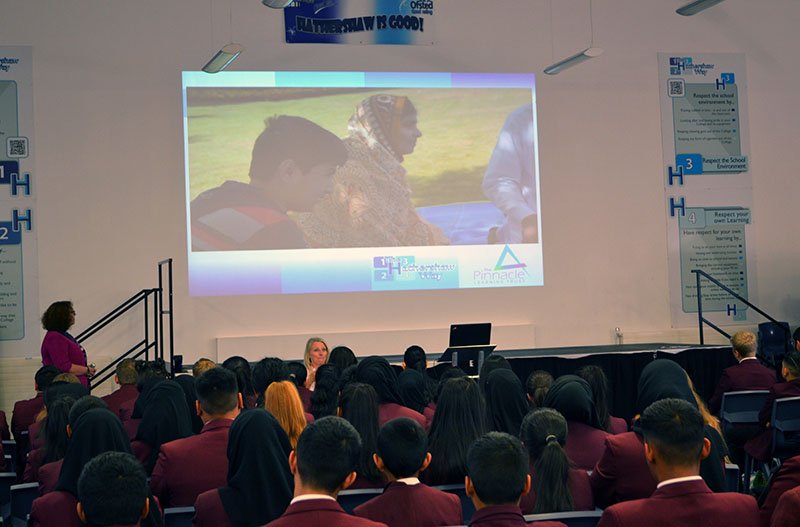 HathershawC's tweet photo. Assemblies today and all week have been raising awareness of #MalalaDay and the importance of education @Malala #ThursdayThoughts #TogetherWeSucceed https://t.co/00j7PQLE9s