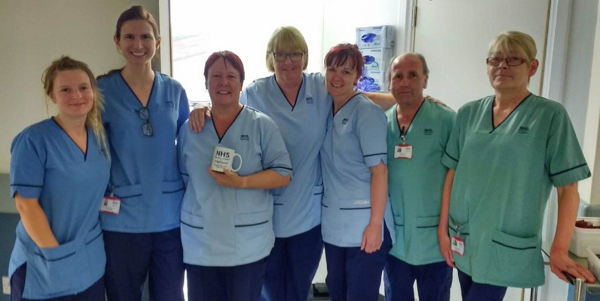 NHSHighland's tweet photo. And having a quick brew at #CaithnessGeneralHospital #NHSHMugShot were the #BignoldTeam #AandE and the #RosebankWard #NHSH70 #NHSScot70 #TeamHighland https://t.co/QghGwt9E5h