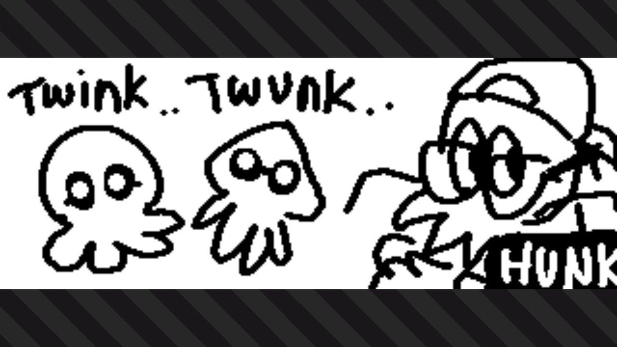 kairyudee's tweet photo. i only make good art #Splatoon2 #NintendoSwitch #CrustySean https://t.co/EfE3EnyOwX