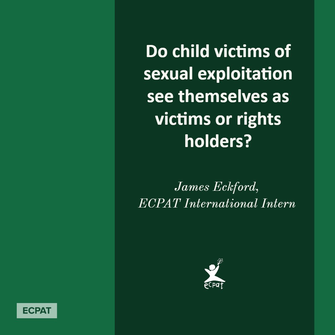 The ECPAT intern James Eckford, reflects upon our mission, human dignity, sustainable development and child rights in the @PrizeCoalition  blog today. Don't miss it!
#ChildRights #HumanRights #SDG #Internship prizecoalition.charity.org/hpc-fellow-jam…