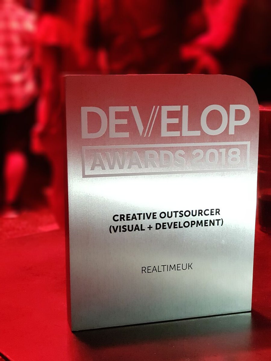 REALTIME_Studio's tweet photo. We're really happy to be bringing this #DevelopAward back up to the glorious North for the second year in a row 🎉 https://t.co/lG15NtJn1C