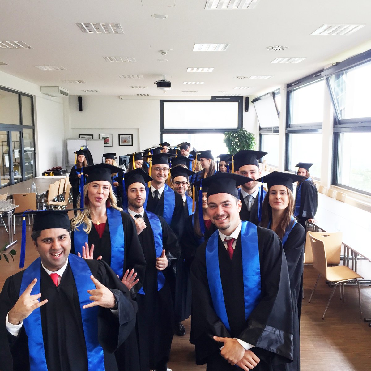 moduluniversity's tweet photo. Congratulations to everyone graduating from our #MBA and #PhD programs today at #MUVienna. You've earned this! 🎓#myfuturetoday #modulians https://t.co/i9atTKLPYS