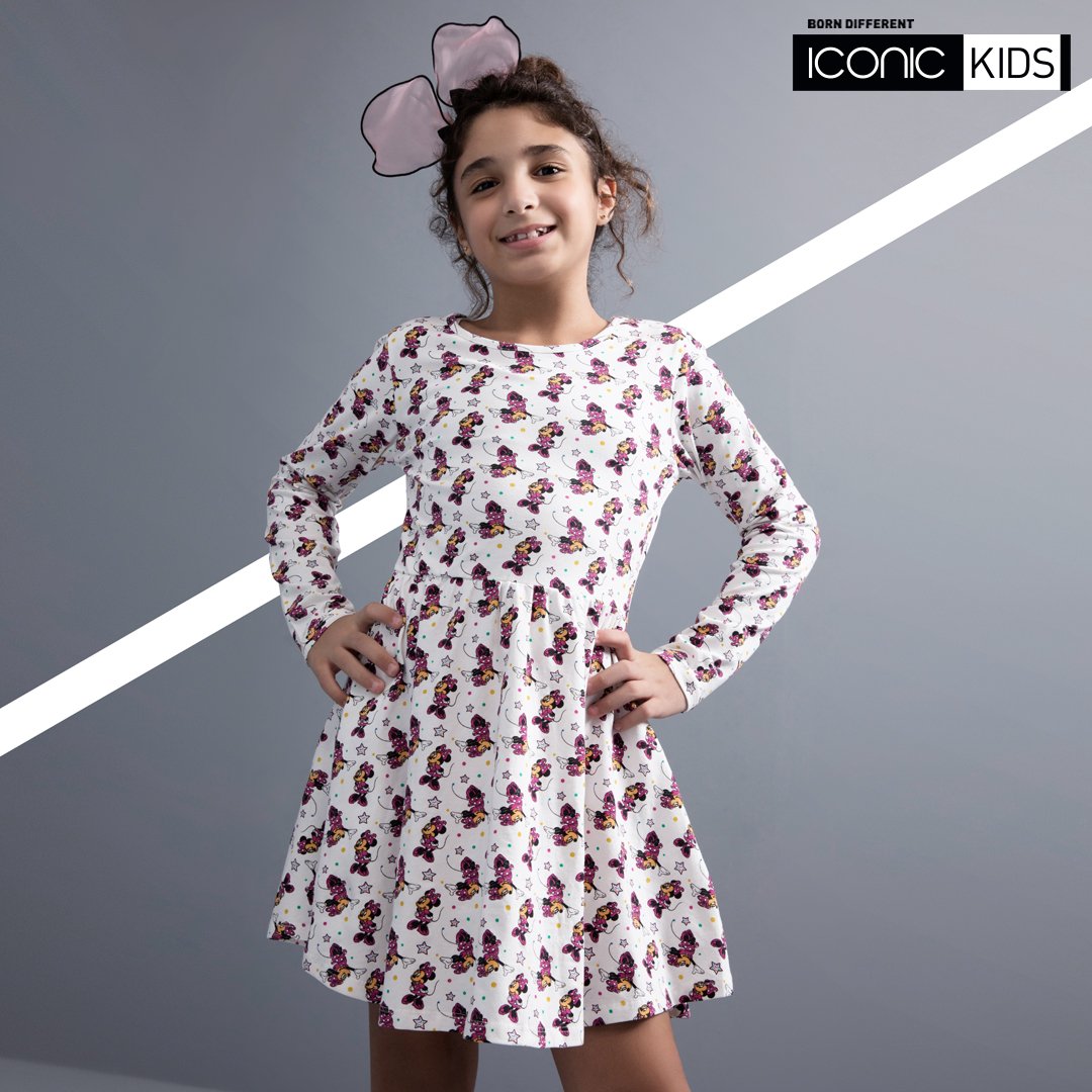How to look extra cute ? This adorable Minnie Mouse dress I the way to go!😍 🐭. Shop the new collection in stores now!
اختاري هذا الفستان الميني ماوس المرح لبنتك
#Summer #IconicKids #IconicME #Minnimouse #dress #kids #cute