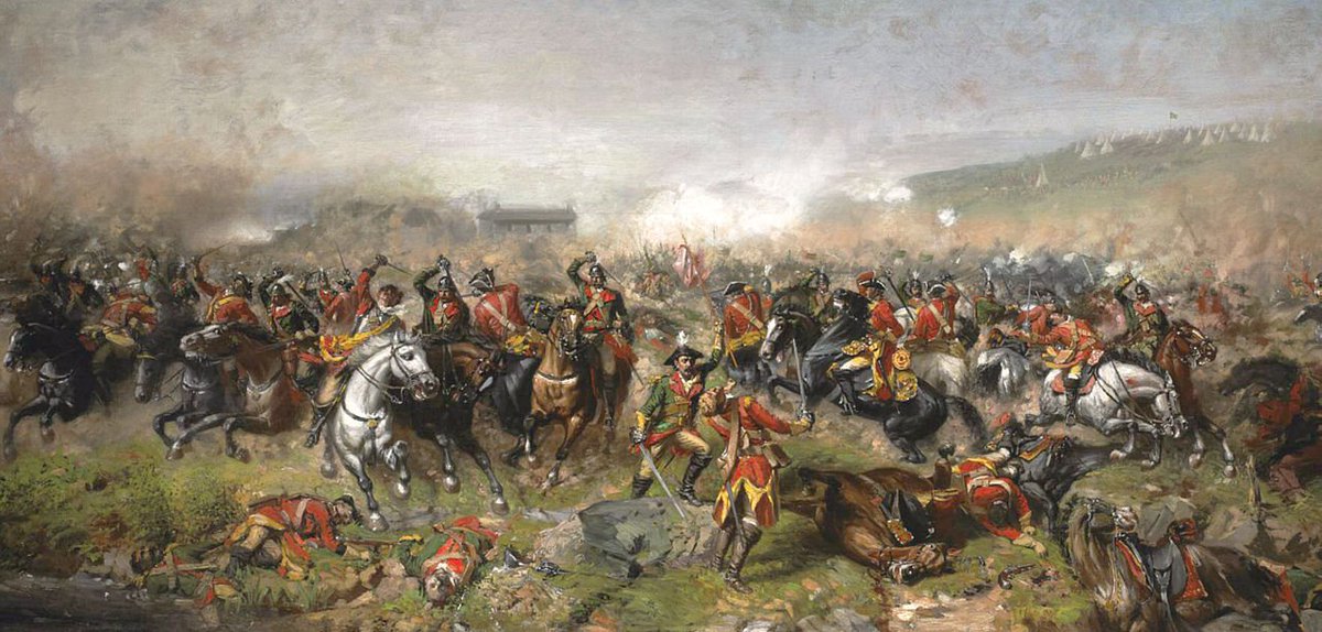12 July 1691: Battle of Aughrim. Marquis de St Ruth (General Charles Chalmont), the French Jacobite general with Irish Catholics were against Godert de Ginkell, the Williamites' Dutch general (& English, Scottish, Danish, Dutch & French Huguenot). Both armies were 20,000 strong!