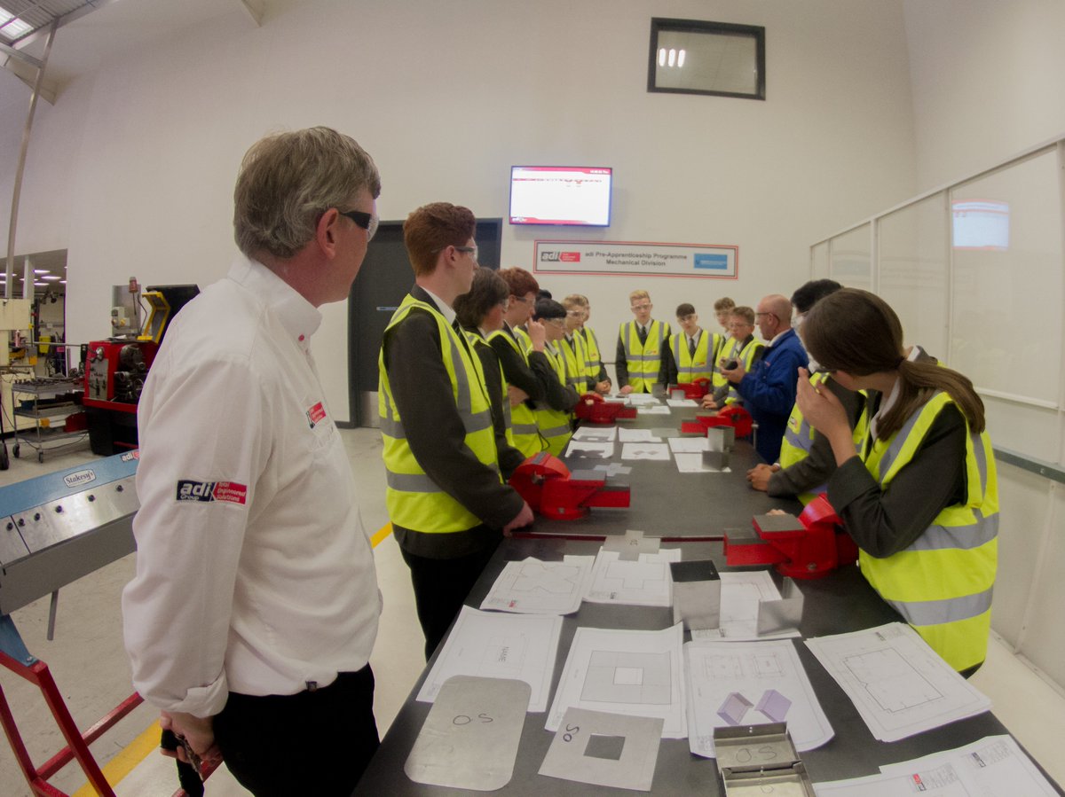 adigroupltd's tweet photo. We're looking forward to welcoming our new intake of Pre-Apprentice students for a taster afternoon today at our head office in Birmingham. Stay tuned for tweets! Here's a #ThrowbackThursday to last years taster day! #WeAreadi #OneTeam #PreApprentices #YOE https://t.co/vUQfC9J8E7