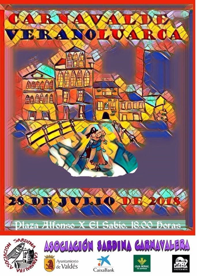 El día 28 llega el Carnaval de Verano a Luarca, ¡no te lo pierdas!  #AyuntamientodeValdés