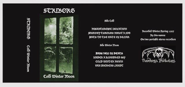Striborg666's tweet photo. Design for the upcoming cassette version of Cold Winter Moon via Dread Records.
#striborg #blackmetal #dreadrecords https://t.co/rkL2LFbL38