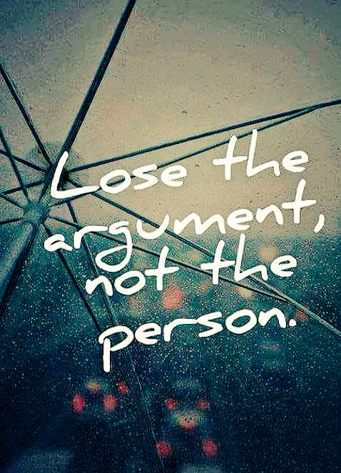 Chiranjeev_INC's tweet photo. Lose the argument, not the person!! #ThursdayThoughts https://t.co/tie3T6iTAL