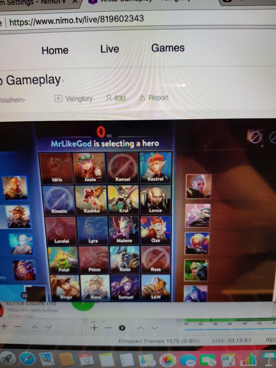 New patch streaming 3.5 gameplay 😁 Currently 630 CCV on NimoTV

m.nimo.tv/live/819602343