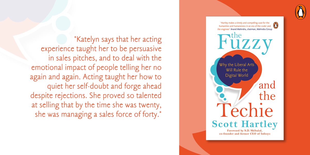 PenguinIndia's tweet photo. "Before she decided to start Eligible, Katelyn had limited expertise in healthcare or in technology, and in college she certainly did not anticipate that she would become an entrepreneur, let alone a tech entrepreneur." #TheFuzzyAndTheTechie @scottehartley https://t.co/e1eqK7ISEB