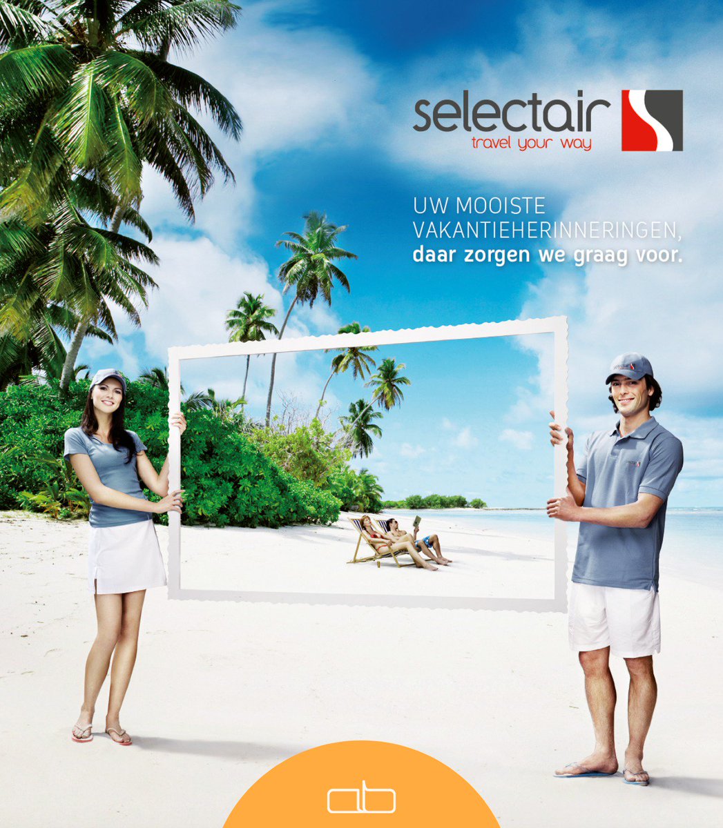 Eentje voor Throwback Thursday: de campagne van 2010 voor <a href="/Selectair/">Selectair</a> ! Hopelijk is/wordt jouw reis ook eentje waar je moeilijk afscheid van kan nemen! 🌴⛵☀️ #tbt #selectair