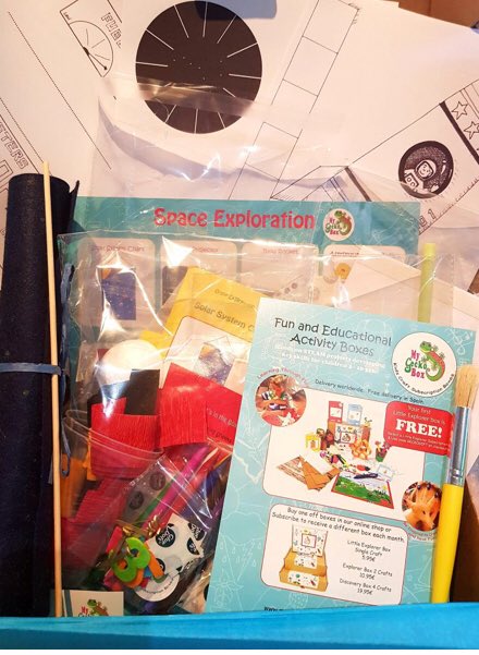 MyGeckoBox's tweet photo. “The first thing I noticed when I opened the box up was the incredible amount of materials and equipment that is included in this box! “ #ParentsInTouch #kidsactivities #subscriptionbox https://t.co/ghjsIaicb8
