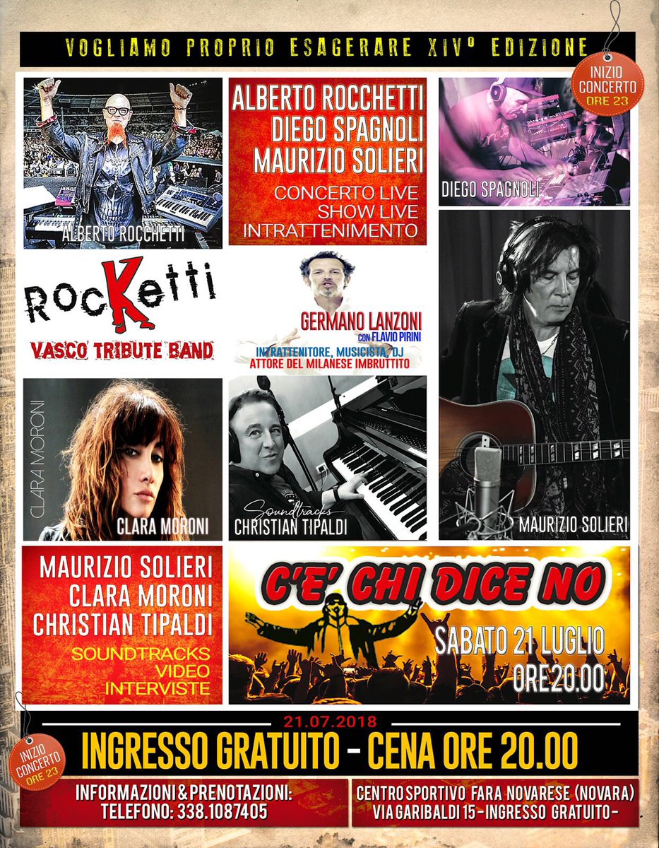 tipaldi's tweet image. Sabato 21 Luglio! Fara Novarese (Novara) Serata Rock con tanti ospiti e molte sorprese!....🤟🏻
