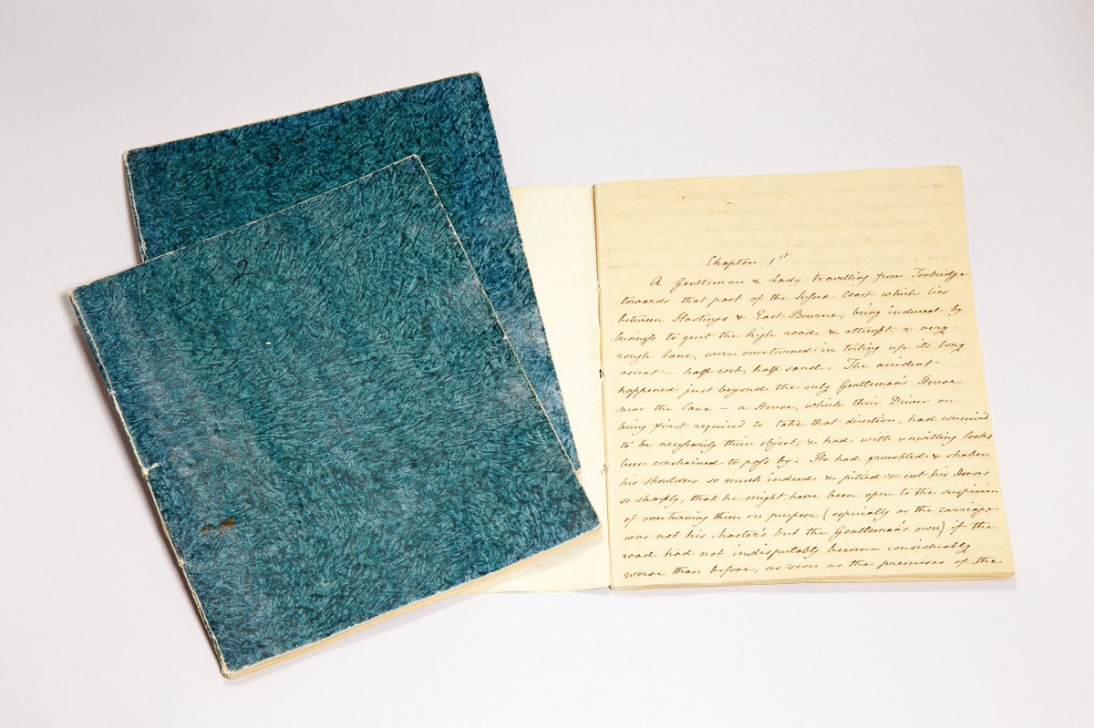 Who's excited that <a href="/ITV/">ITV</a> &amp; <a href="/RedPlanetTV/">Red Planet Pictures</a> are adapting #Sanditon? We have this beautiful copy handwritten by Cassandra in our collection.