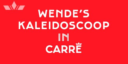 Wat een trip wordt dit!!
Nieuwe namen voor Wende’s Kaleidoscoop: <a href="/luwten/">LUWTEN</a>, #DieVerdammteSpielerei <a href="/sylviekreusch/">sylvie kreusch</a>, @PACESHIFTERS <a href="/dez_mona/">Dez Mona</a> <a href="/tludowic/">LudoWic</a> en #manoyeah zijn toegevoegd aan het festival op 4 oktober in <a href="/theatercarre/">Koninklijk Theater Carré</a> Meer info: bit.ly/2KTi13i