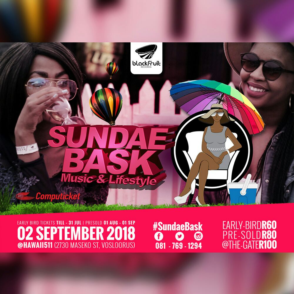 SundaeBask's tweet photo. GO GRAB YOUR TICKETS AT COMPUTICKET NOW!! your Sundays will never be the same #deep and #soulful #house #music will be served. #Stalls #fun #boardgames #Unwind #socialise #sundayvibes #itsadaything https://t.co/34YN2fHrVj