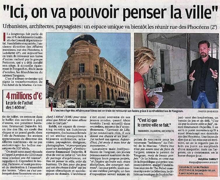 Cite_fab's tweet photo. Le Cité Lab, premier espace de coworking entièrement dédié aux professionnels de la ville, situé au cœur d'Euroméditerranée à Marseille.
Ouverture Octobre 2018
Contactez-nous au 07 77 94 41 38 pour réserver votre espace de travail. https://t.co/ff2lasO2lN