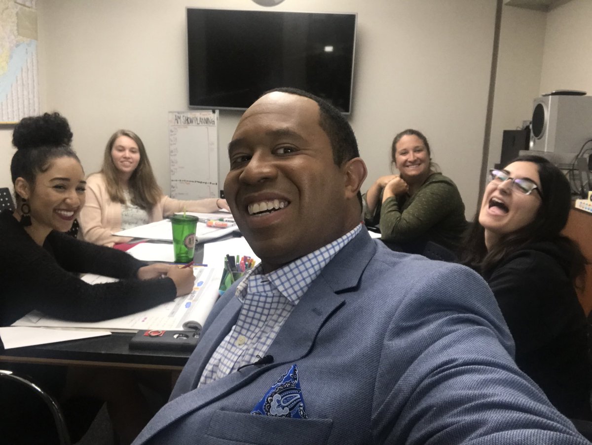 Brandon_Newsie's tweet photo. Love this group of women!! @shelby_heary @delaneyygray @JessicaImbimbo and @Sullivan_Speaks help me stay focused and grounded.  #AMProducers #WLTX #News19ThisMorning https://t.co/pX7UWdX5nS
