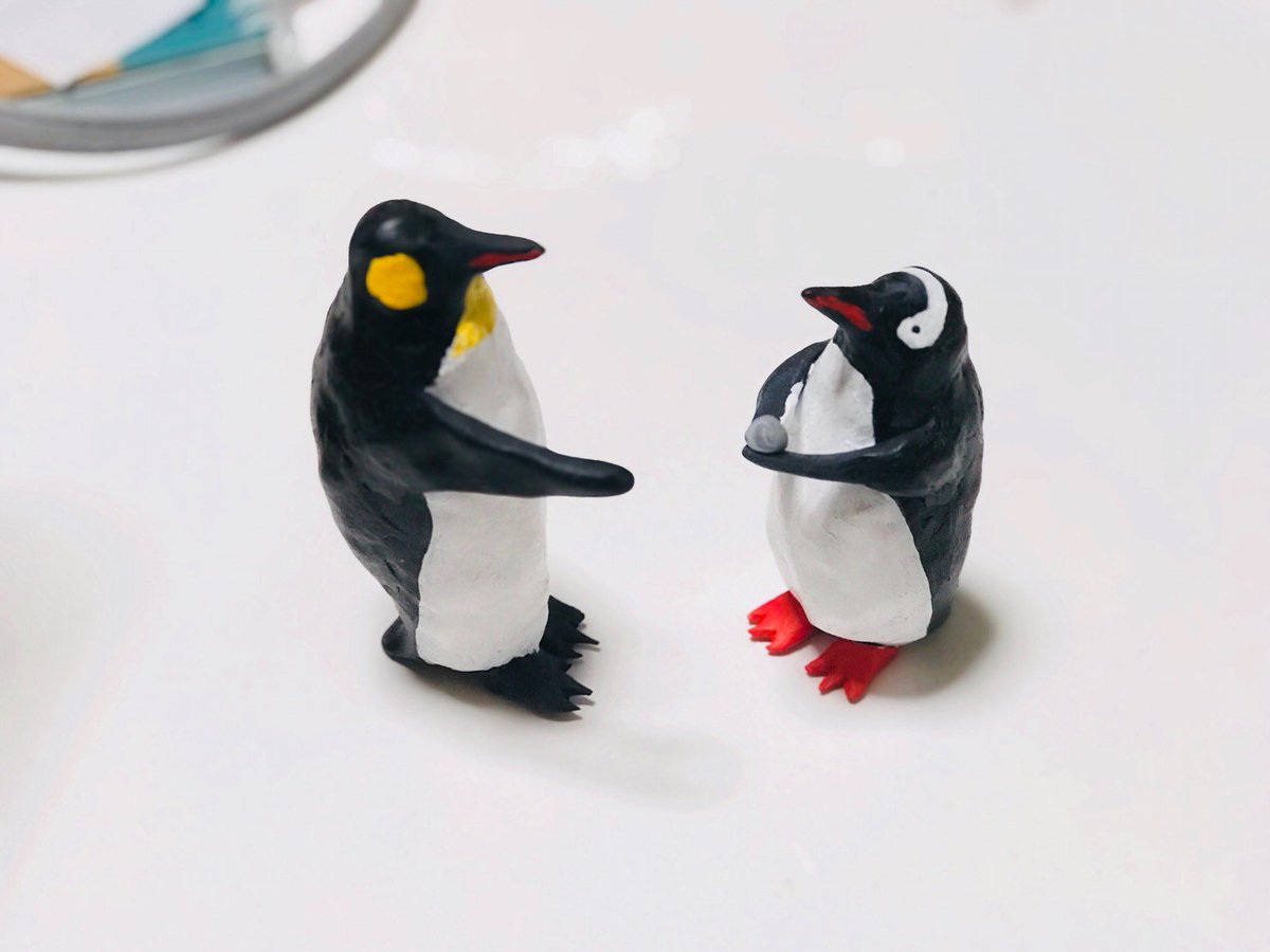 ncads02's tweet photo. ■夏フェスクリケット■
スペースNo.07,08【ほしこ】にて販売します✨
ペンギン達のフィギュアです🐧
ペンギン好きな作者が種類毎の性格や行動をそのまま表しています✨
机の上にペンギンを飼ってみよう🎶 https://t.co/ws4dMeVGdX