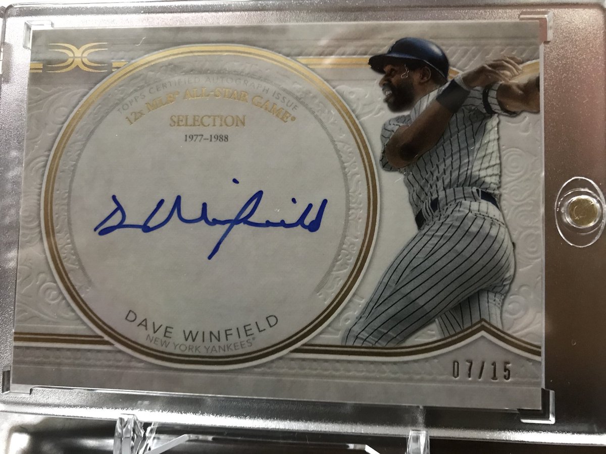 nyantrostarpeo1's tweet photo. 水道橋さんから(*゚∀゚*)
#toppsdefinitivecollection
#strasburg #winfield https://t.co/WSQVQ9Ysbm