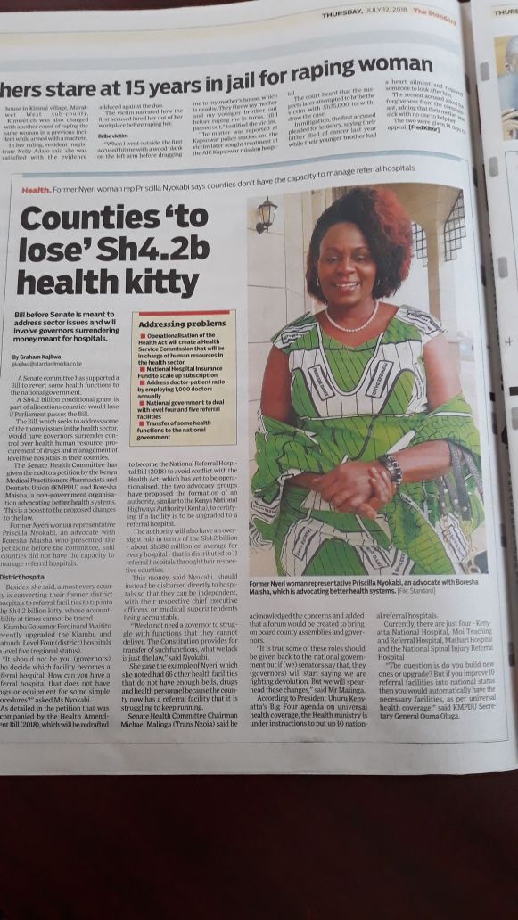 BoreshaMaisha's tweet photo. Counties don't have ability to run referral hospitals.. Right? This makes sense..@BoreshaMaisha advocating for better health systems.. https://t.co/uu1Fs6SB7C