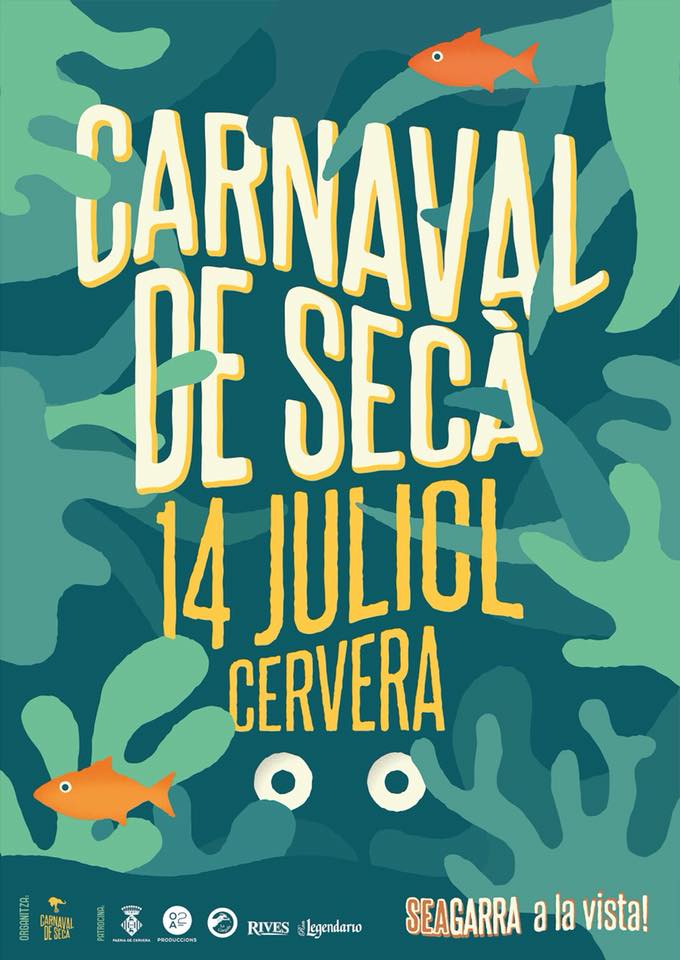 paeriacervera's tweet photo. Ja tenim aquí el #carnavaldeseca !
El mar arriba a #Cervera el dissabte 14 de juliol!!
Concerts, vermut musical, dinar, festa, caloret, bon rotllo, 10 grups de percussió, actuacions especials i una Gran Rua de Carnaval amb més de 400 participants!🐠🌊🎶 https://t.co/72Qd3K0Lai