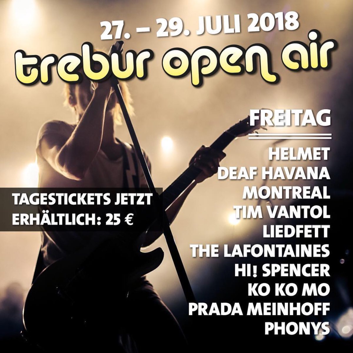 Helmetmusic's tweet photo. See you soon @treburopenair!
・・・
#toa2018 #TOA26 #treburopenair #treburopenair2018 #festivalsaison #festivalsommer #deafhavana #timvantol #lafontaines #helmetband #steilgehen #helmetmusic https://t.co/S02ZR1xHys
