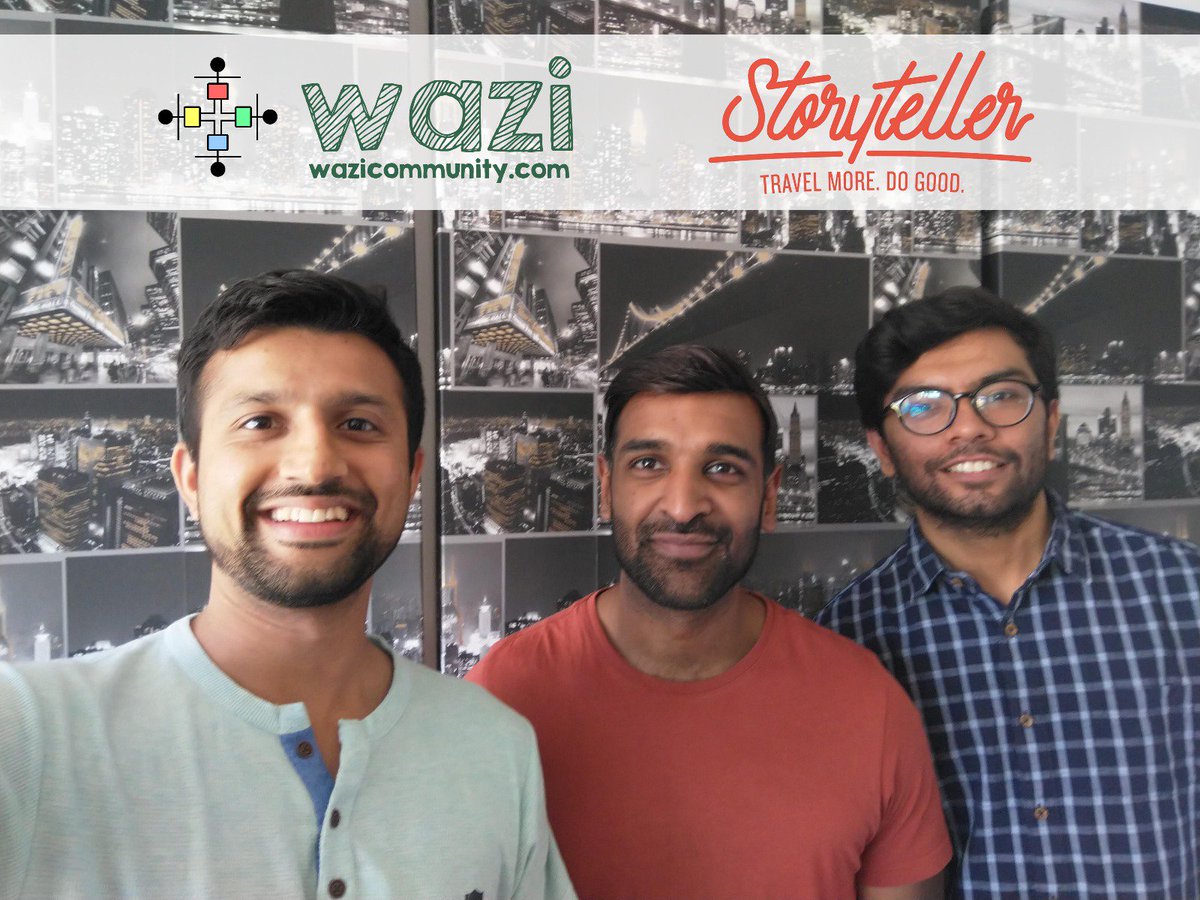 wazicommunity's tweet photo. "Share your passion and create a movement to do good for the community"

Wise words from @storytellertrav founder earlier this weekend! What an inspiring man, can't wait to work together to do more good ;)

#travel #educate #dogood #startuplife https://t.co/D06QFaL1r8