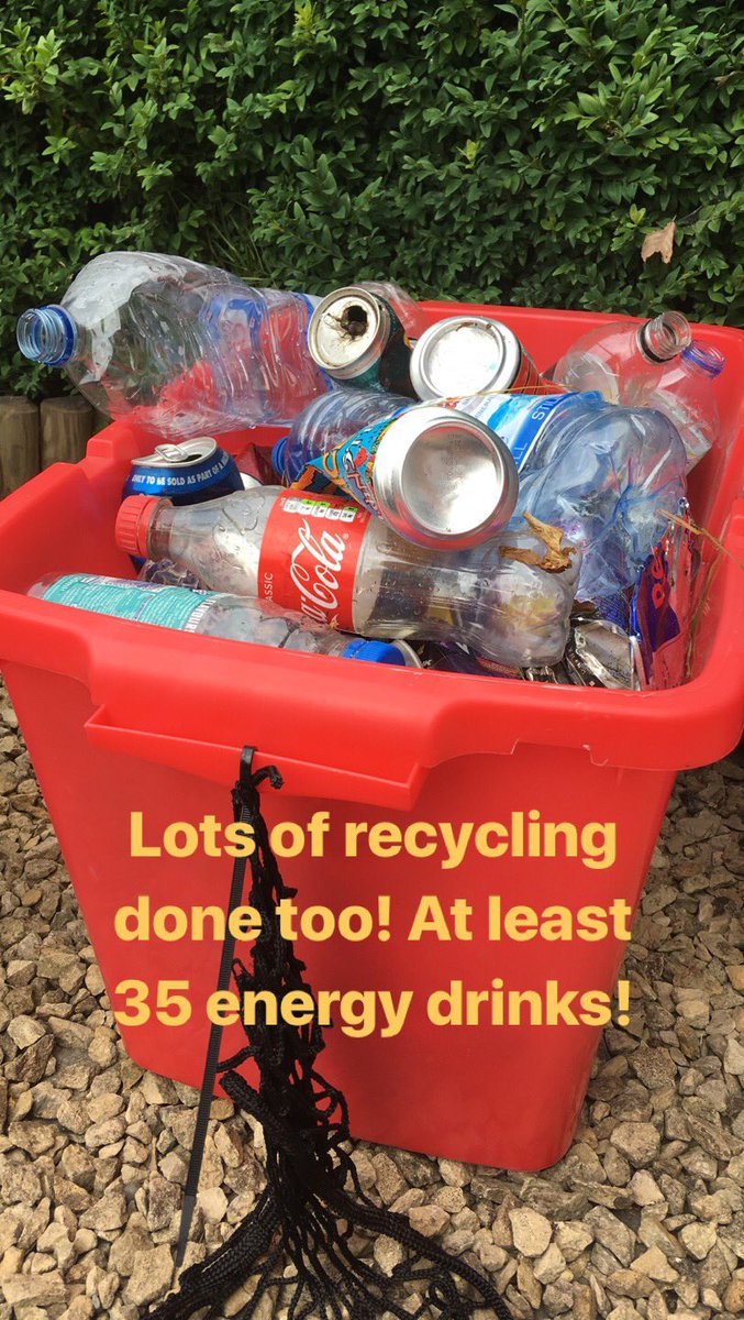 Went ‘plogging’ this morning. Lots of rubbish collected and recycled #keepwalestidy #nature #recycle #getridofplastic