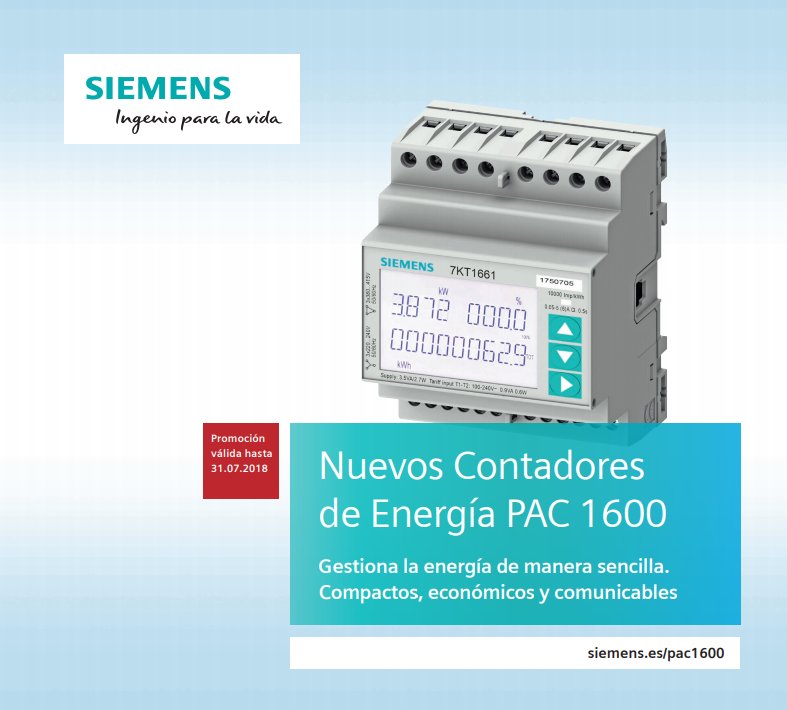siemens_es's tweet photo. #InstalacionesInteligentes | ¿Quieres controlar, analizar y reducir el consumo de #energía de tu instalación? ¡Consigue ya tu #SENTRONPAC!
🧐 ¡Hasta el 31 de julio tenemos Packs "Contador + Interruptor 3VA" #EnOferta! https://t.co/lOUP1Pjb09 https://t.co/c2gup0MhTL