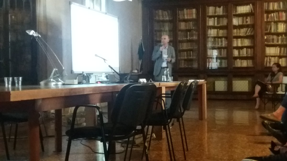 greenchemsummer's tweet photo. Dr Philippe Michel  lecturing in Palazzo Ducale! great day today!! https://t.co/qmKLUC3biv