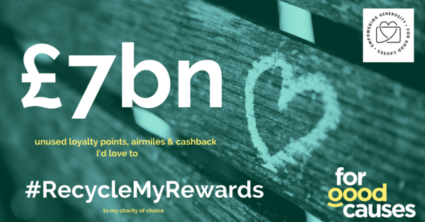 I'm backing the For Good Causes' "Empowering Generosity" campaign because I'd love to Recycle My Rewards for charity thndr.me/Vauide