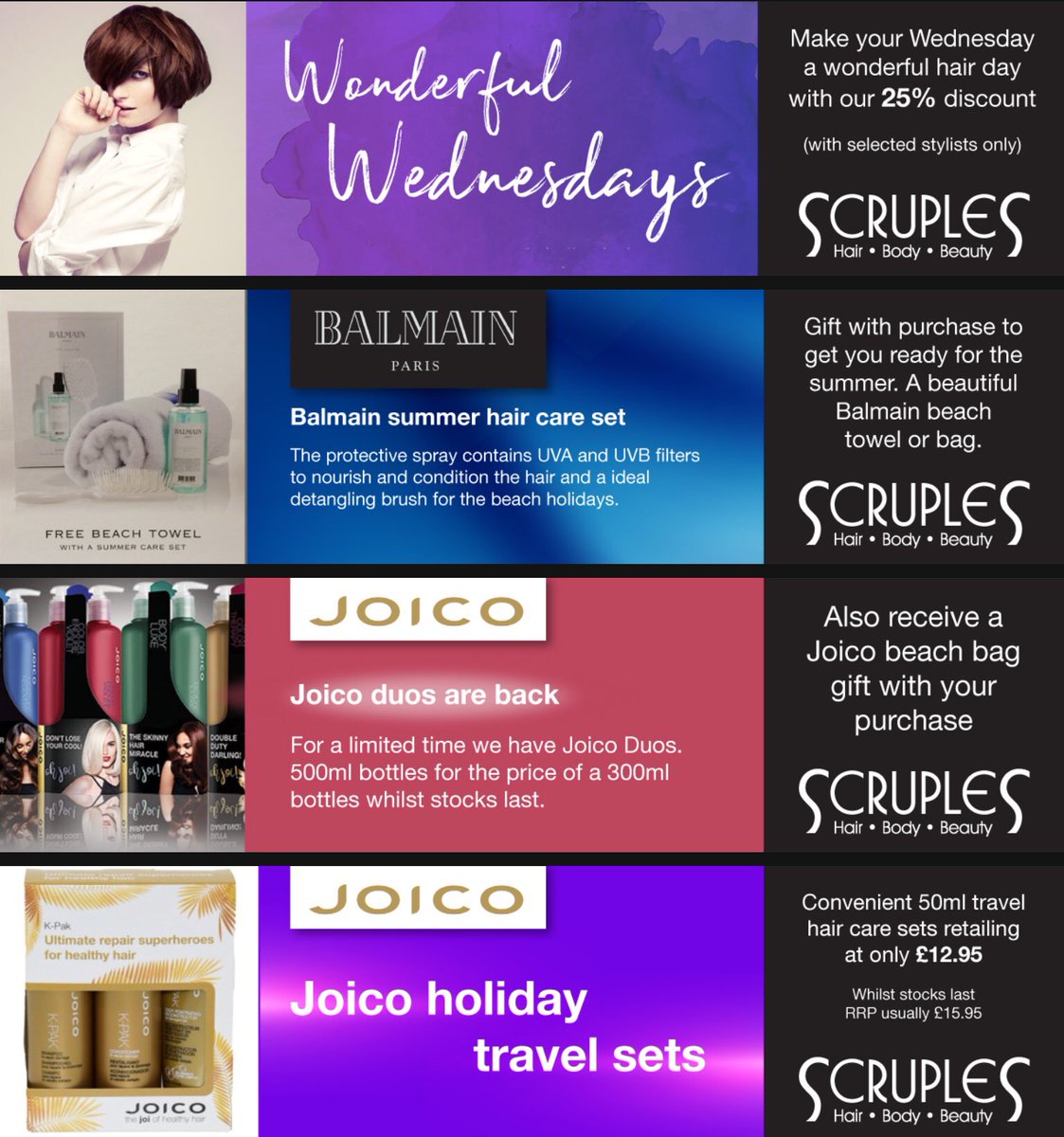 Scruples Of Wendover On Twitter July S Summer Offers Check