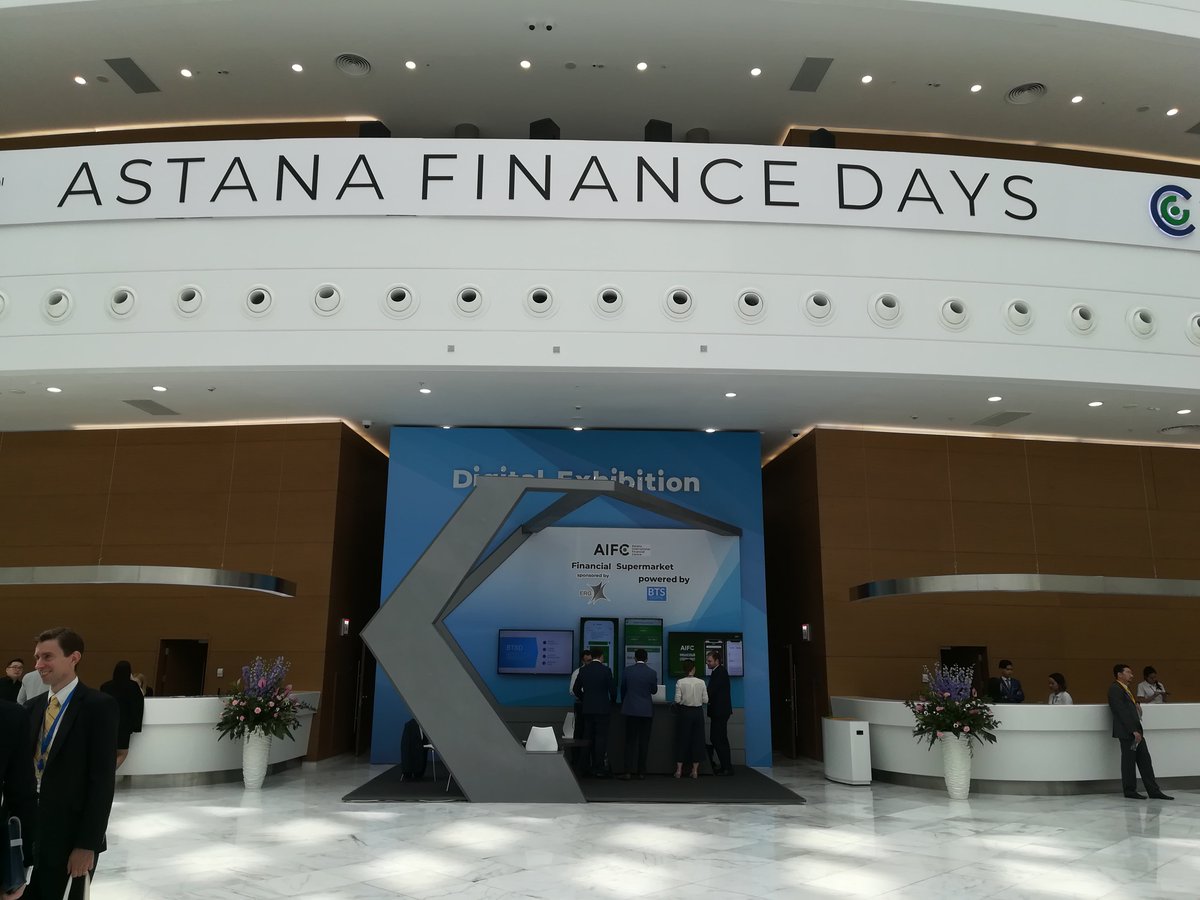 GenesisZero_com's tweet photo. #Genessizero team on Astana Finance Days and Official launching of ASTANA INTERNATIONAL EXCHANGE.
On this conference have presented our #ICOStarter and #KYC products.
#Genesiszero #Icostarter #AstanaFinanceDays2018 #Astana2018 #AIX https://t.co/x33sLepZ2v