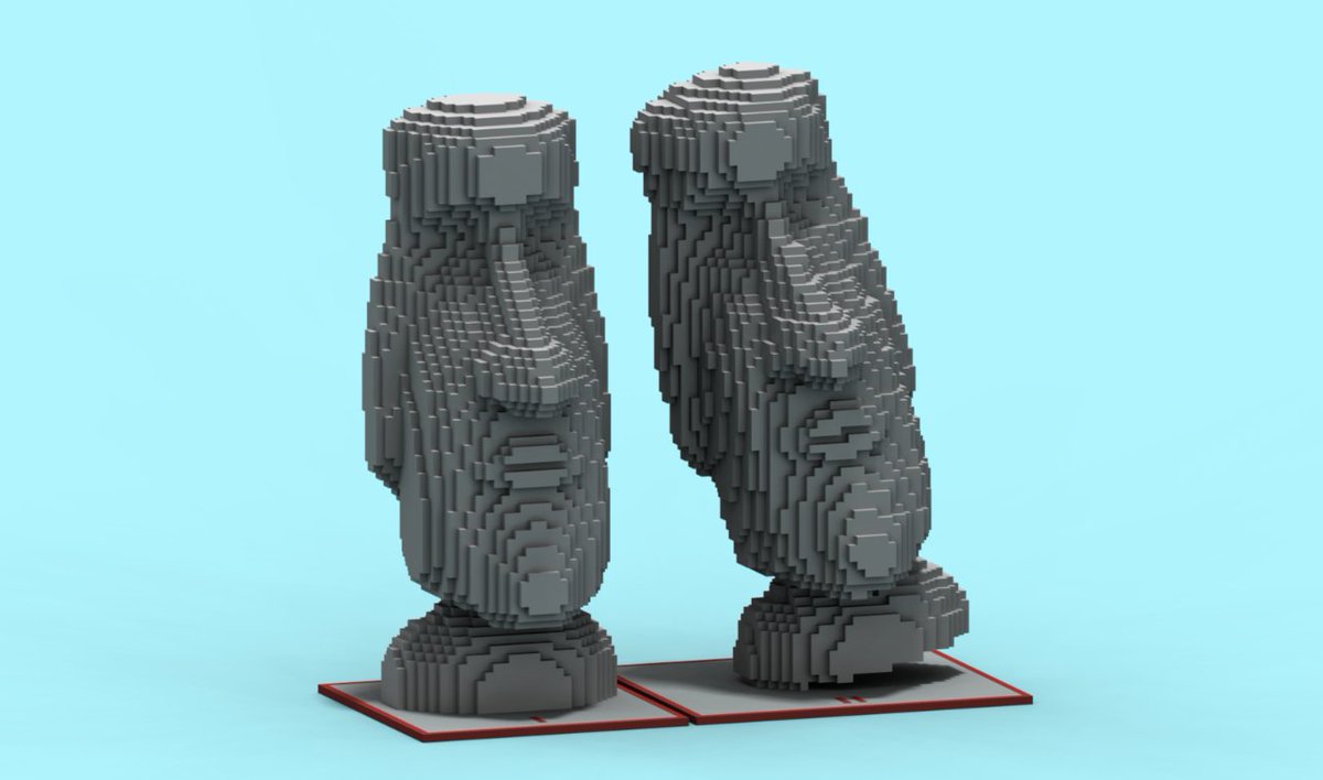Rowlinq_'s tweet photo. A few months ago I made these Moai Statues, but never did something with them. So I decided to make them a free download :)

Renders by: @QuintenRijken &amp; @0thElement 
Built on: @BuildersRefuge 
Pack download: https://t.co/olzTE67Dcj https://t.co/kPUq9gIvzz