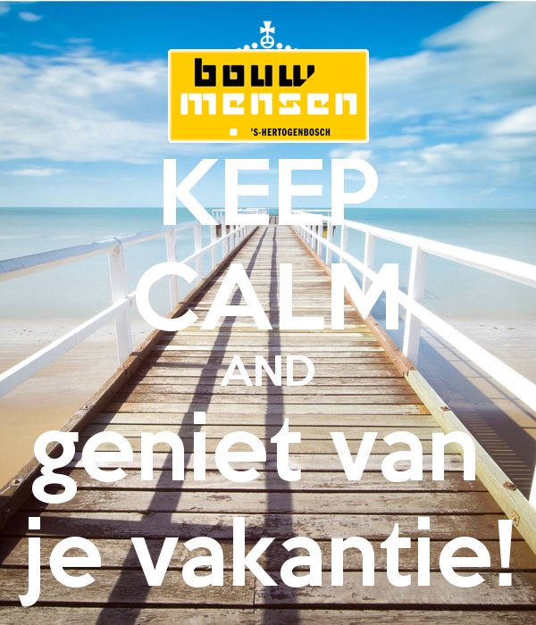 We sluiten morgen onze deuren maar niet voordat we al onze volgers een ontzettend fijne vakantie gewenst hebben! #bouwvak #vakantie
