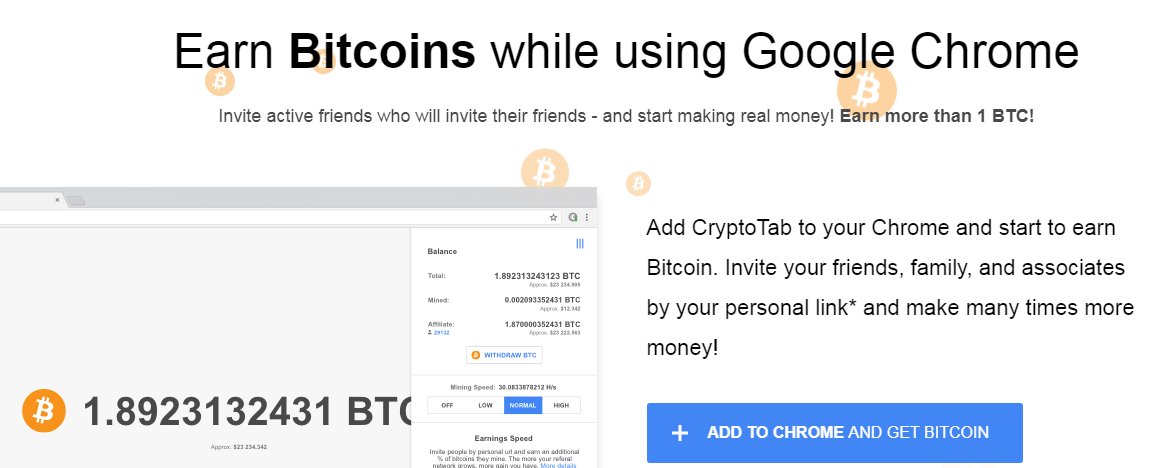 Earn bitcoin on chrome