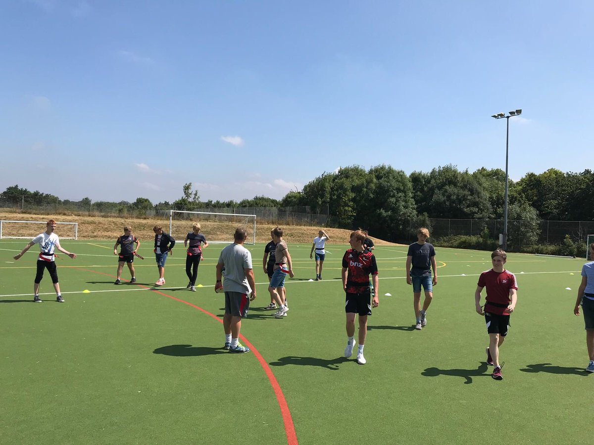 TackleWales's tweet photo. @YsgolSTP TACKLE students getting their TAG award done in the sun ☀️🏉 https://t.co/RTeQscI05E