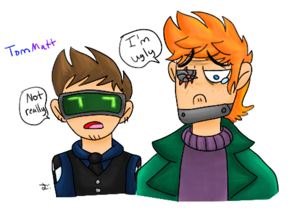 I love these two so much Blame kas for all the tomatt ill be posting - #tomatt #mattom #eddsworld #shipsworld #tom #matt #eetom #ewmatt…