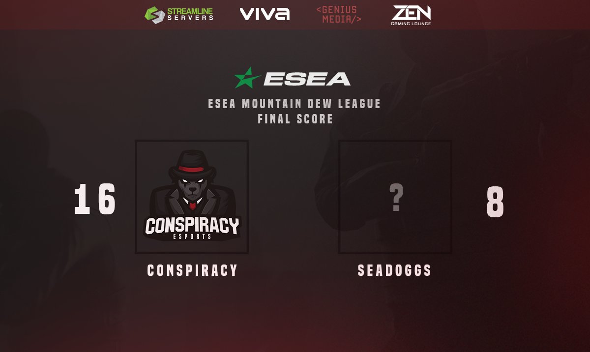 Conspiracy Esports tweet media