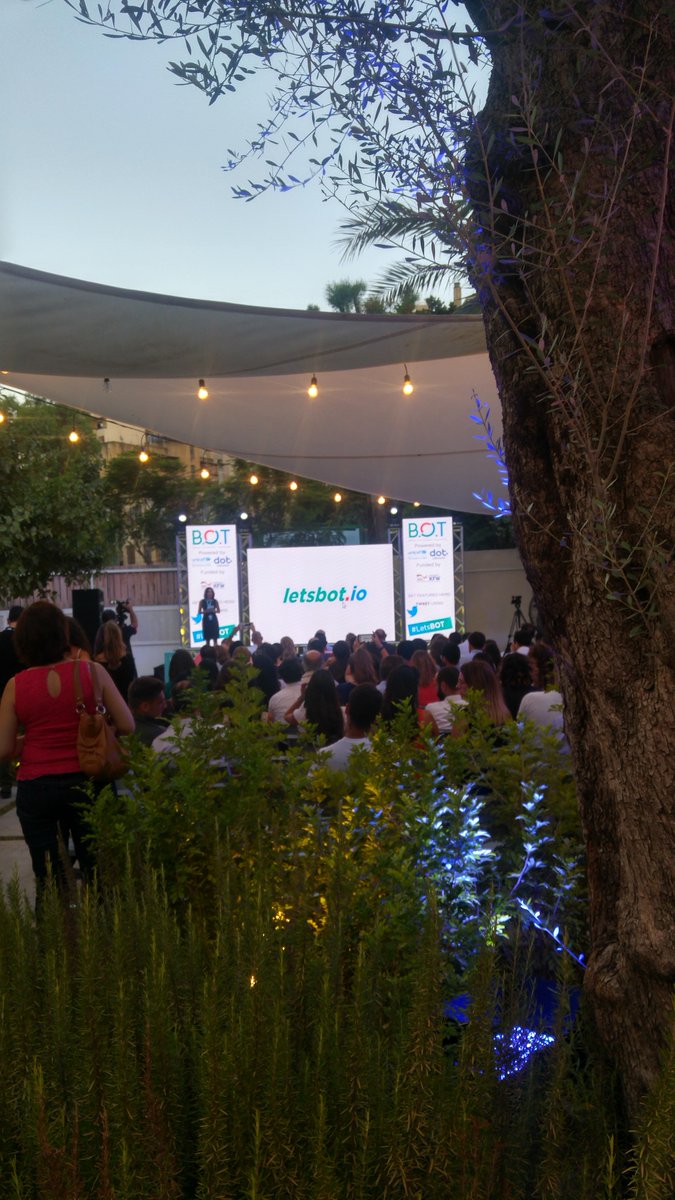 aliamak's tweet photo. At the launch of the B.O.T platform #letsBOT #beirut https://t.co/jhlocwYuHQ