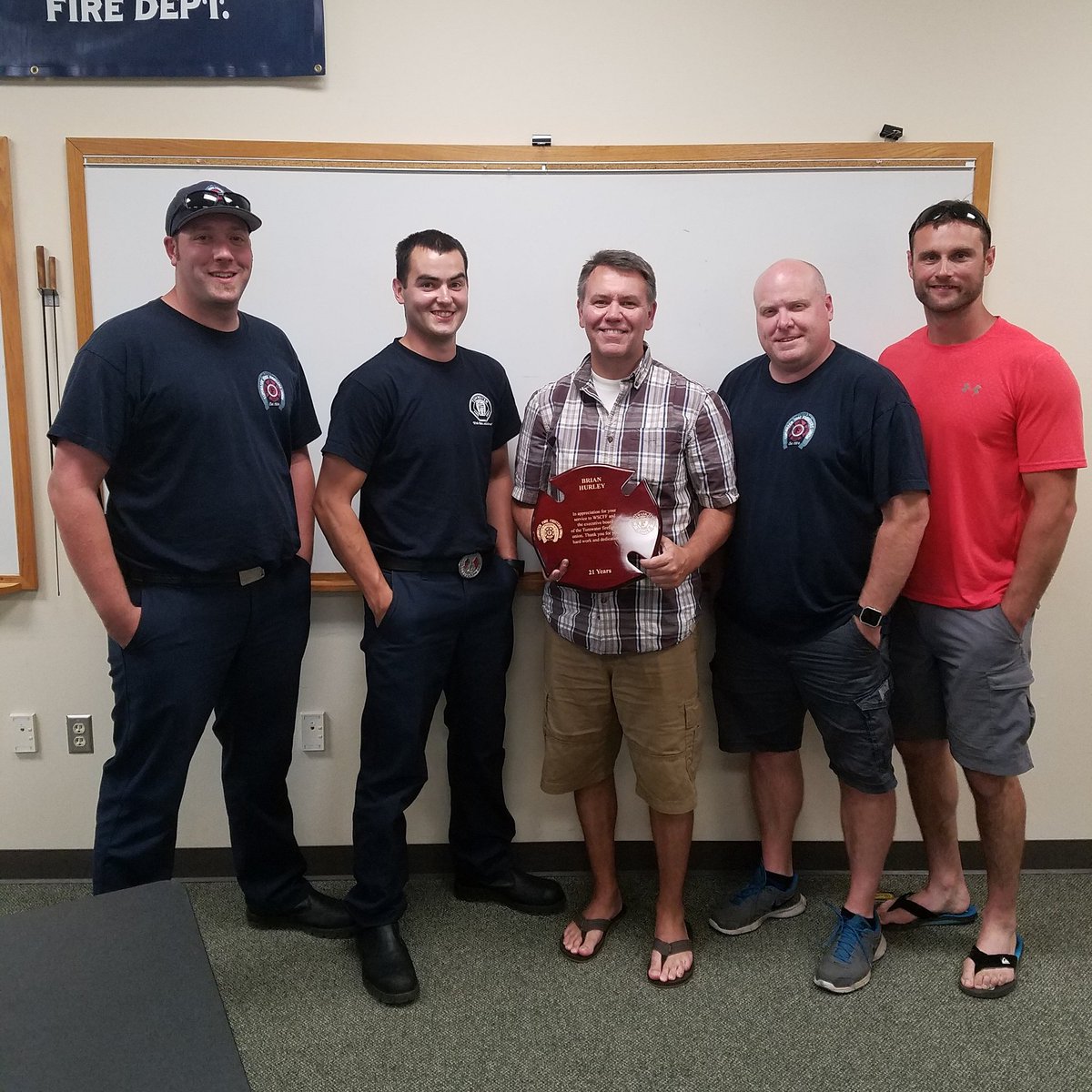 For the first time in 21 years the Executive board of Local 2409 will not have Brian Hurley on the board.  Brian recently ended his run as 5th district representative for the WSCFF.   We can't thank Brian enough for everything he has done and continues to do for our Firefighters!