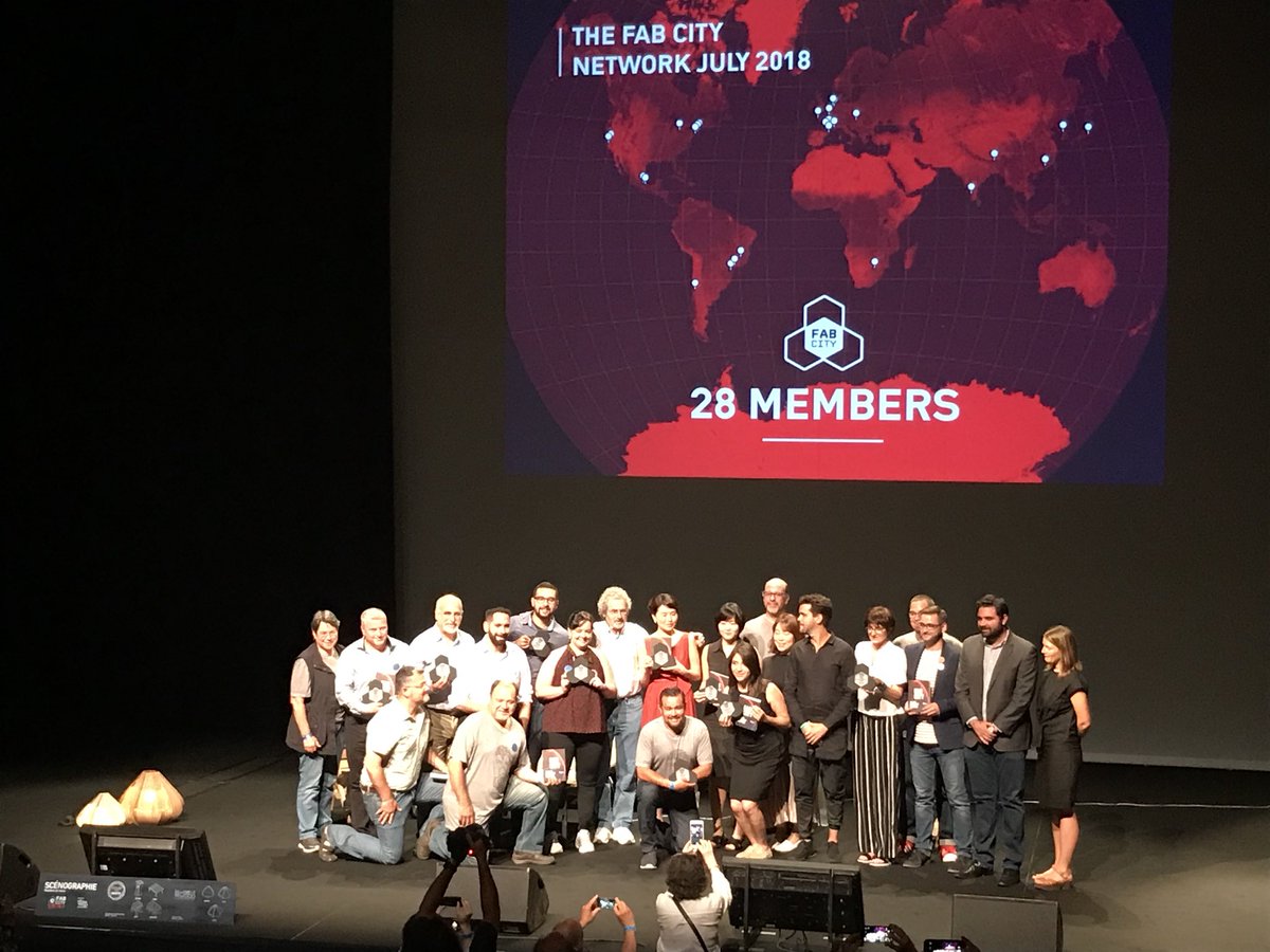10 new cities are joining the FabCity network: 
▪️Belo Horizonte-Brazil
▪️Kamakura-Japan
▪️Puebla-Mexico
▪️Fab City Nature-Netherlands
▪️Sorocaba-Brazil
▪️Mexico City
▪️Seoul-Corea
▪️Zagreb-Croatia
▪️Oakland-USA 
▪️Auvergne-Rhône-Alpes-France
#fabcitysummit