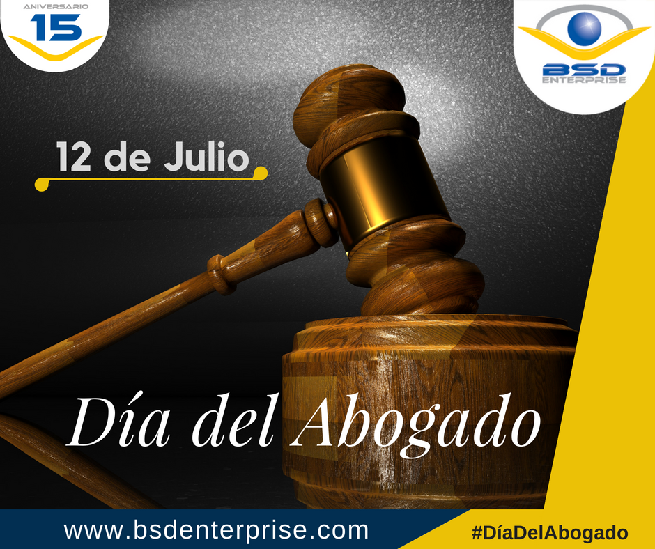 BSD_Enterprise's tweet photo. 👨‍⚖️ Los abogados con su ardua labor ética, ejercen la profesión jurídica comprometidos socialmente en búsqueda de la justicia. #FelizDíaDelAbogado 👩‍⚖️
12 de Julio - Día del Abogado ⚖️
A Smart Vision for your Business
Visítanos en: https://t.co/kX6RG2Fv8h
#DiaDelAbogado https://t.co/VELMRwYNzs