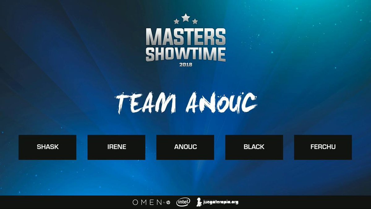 ESLspain's tweet photo. ¡Equipos preparados, qué comience el espectáculo! #MastersShowTime
🔃 #TeamMuito
❤ #TeamAnouc
📺 https://t.co/YoVoE1Elzj https://t.co/rBOBY83Sbi